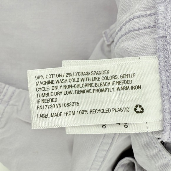 Universal Thread Lavender Purple Pants Utility Crop Belted Women's Sz 2 - Picture 8 of 14